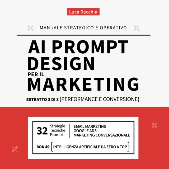 Copertina di AI Prompt Design per il Marketing — Performance e conversione